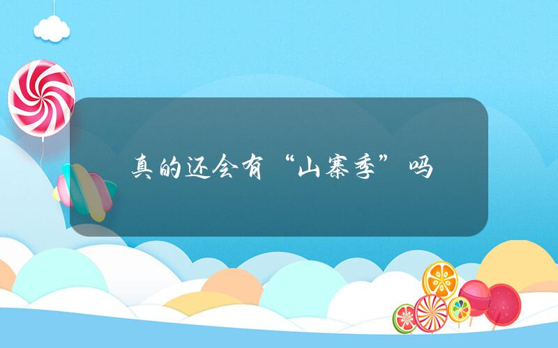 真的還會有“山寨季”嗎？